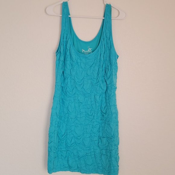 Mambo Australia Blue Bodycon Mini Dress Size XL - Picture 3 of 13